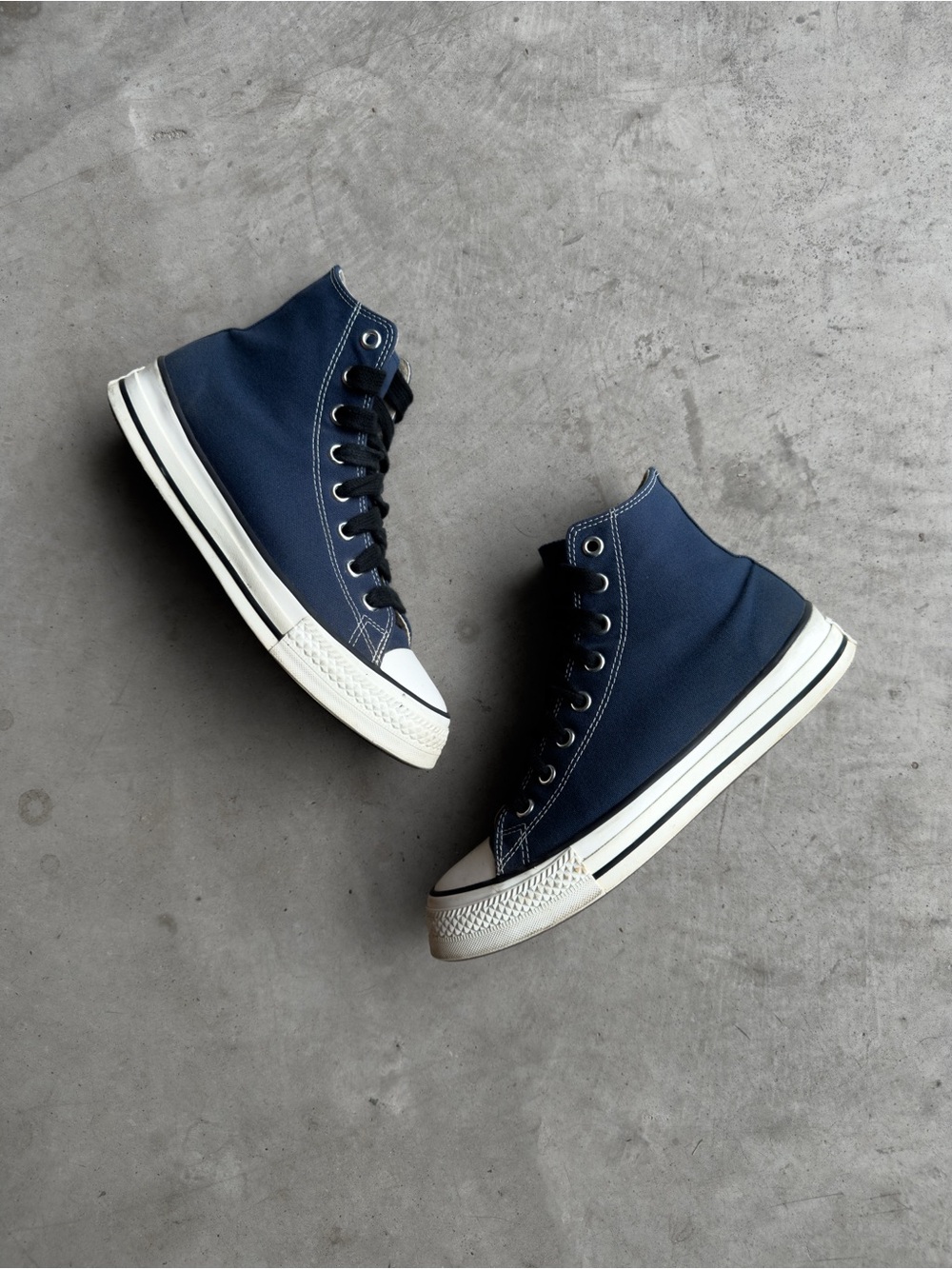 Converse Chuck Taylor Throwback High Navy Vintage White Red - 8.5